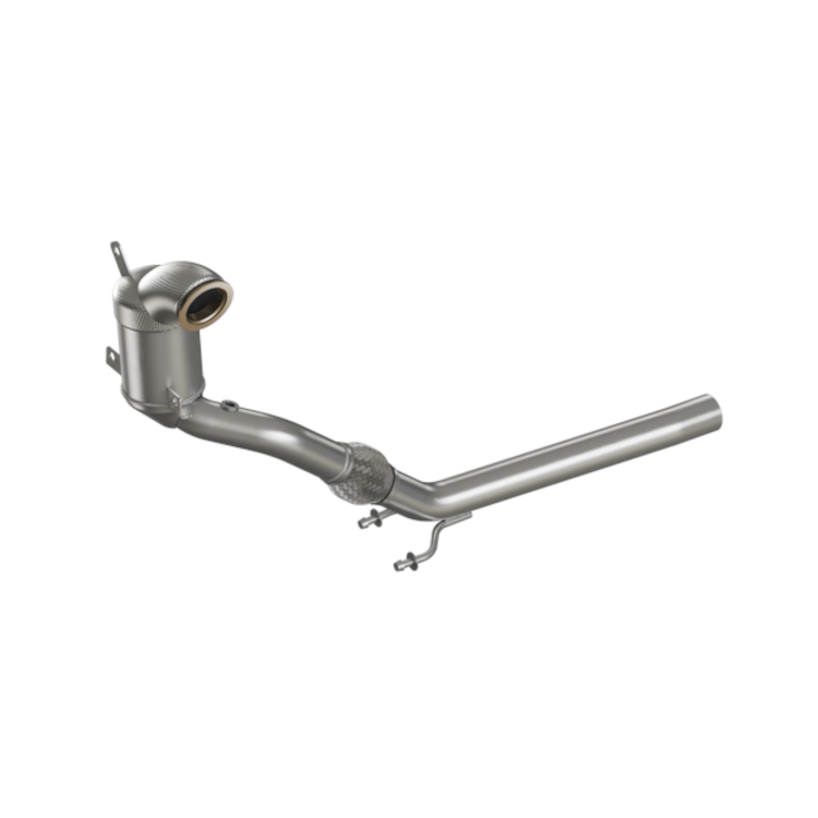 HJS Downpipe 1.2 / 1.4 / Audi A3 III / Seat Leon III / Skoda Octavia III / VW Golf VII (1.2 / 1.4 - Euro 6)