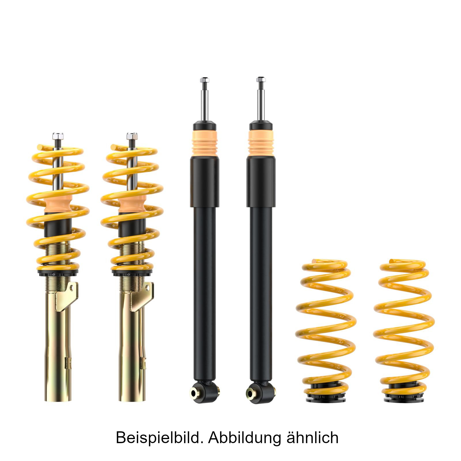 Gewindefahrwerk ST XA Stahl verzinkt (mit Härteverstellung) / SEAT ALTEA / SEAT TOLEDO III / VW JETTA III