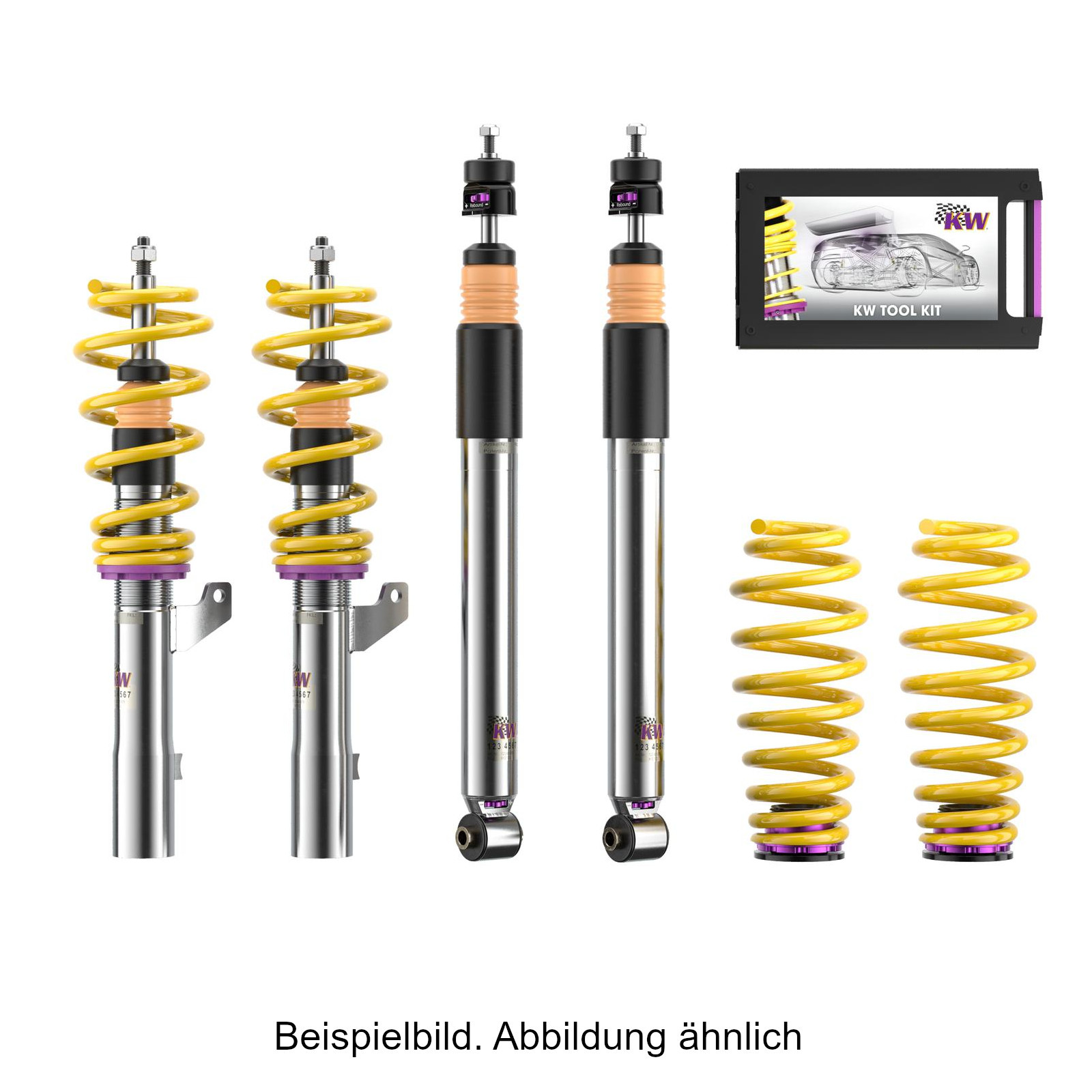 Gewindefahrwerk V3 inox (inkl. Stilllegung f. elektr. Dämpfer) / VW SHARAN 7N